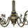Deckenleuchte MARLOW Messing antik Ø70cm Esstisch