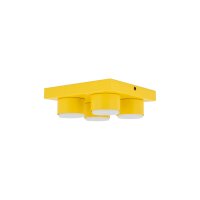 Deckenleuchte 4-flammig Metall Gelb GX53 B:23,5 cm