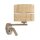 Wandleuchte flexibel Schalter Sandfarben E27 G9 H:31 cm