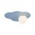 Wandleuchte Glas Metall Blau G9 B:38 cm Wolke blendarm