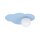 Wandleuchte Glas Metall Blau G9 B:38 cm Wolke blendarm