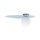 Wandleuchte Glas Metall Blau G9 B:38 cm Wolke blendarm