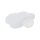 Wandleuchte Glas Metall Weiß G9 B:38 cm Wolke blendarm