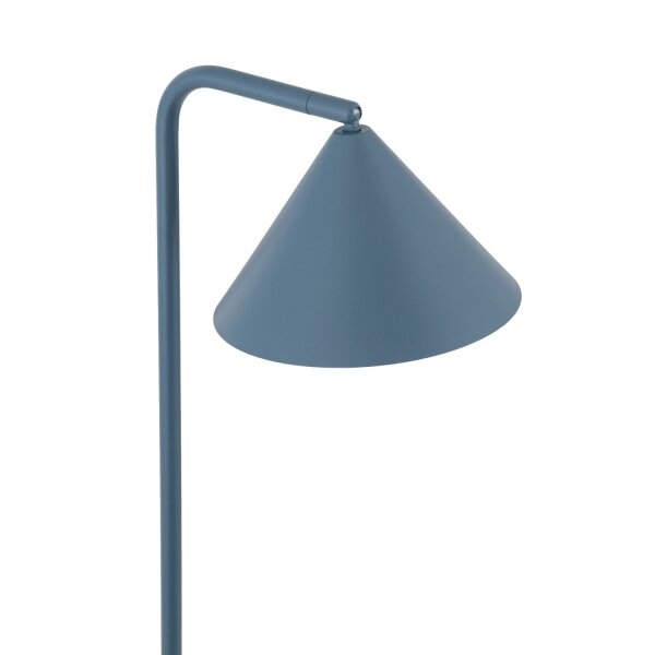 Stehleuchte flexibel Metall Blau E14 H:141 cm dekorativ