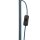 Stehleuchte flexibel Metall Blau E14 H:141 cm dekorativ