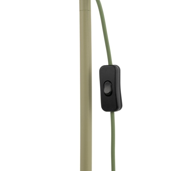 Stehleuchte flexibel Metall Grün E14 H:141 cm wohnlich