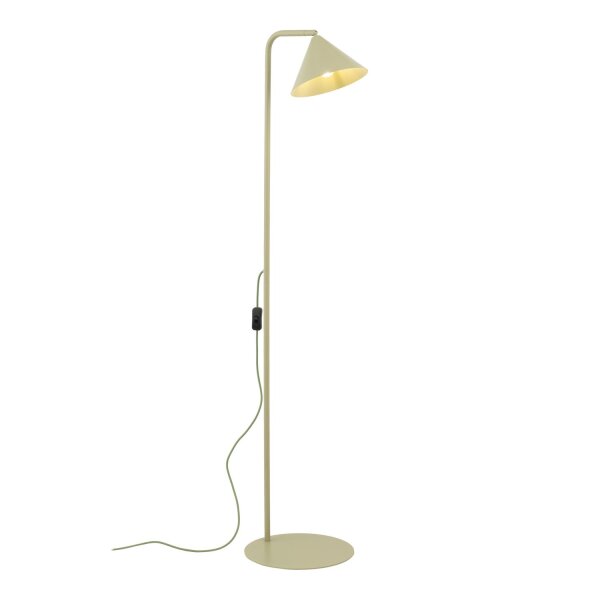 Stehleuchte flexibel Metall Grün E14 H:141 cm wohnlich