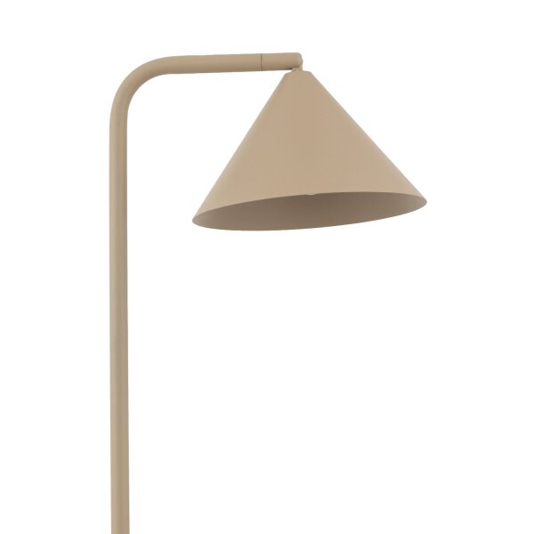 Stehleuchte flexibel Metall Sandfarben E14 H:141 cm