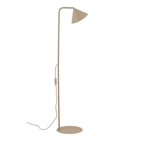 Stehleuchte flexibel Metall Sandfarben E14 H:141 cm