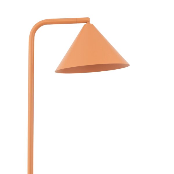 Stehleuchte verstellbar Metall Orange E14 H:141 cm