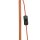 Stehleuchte verstellbar Metall Orange E14 H:141 cm