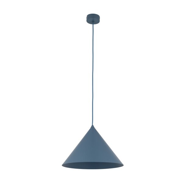 Pendelleuchte Metall Blau E27 Ø33,5 cm rund dekorativ