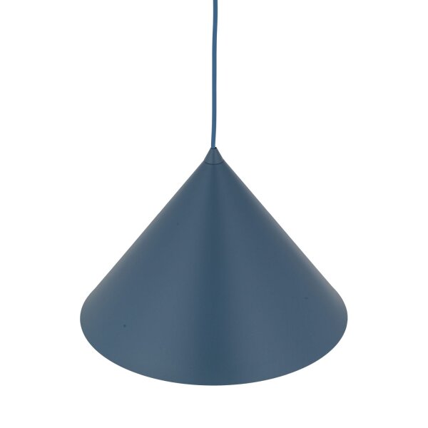 Pendelleuchte Metall Blau E27 Ø33,5 cm rund dekorativ