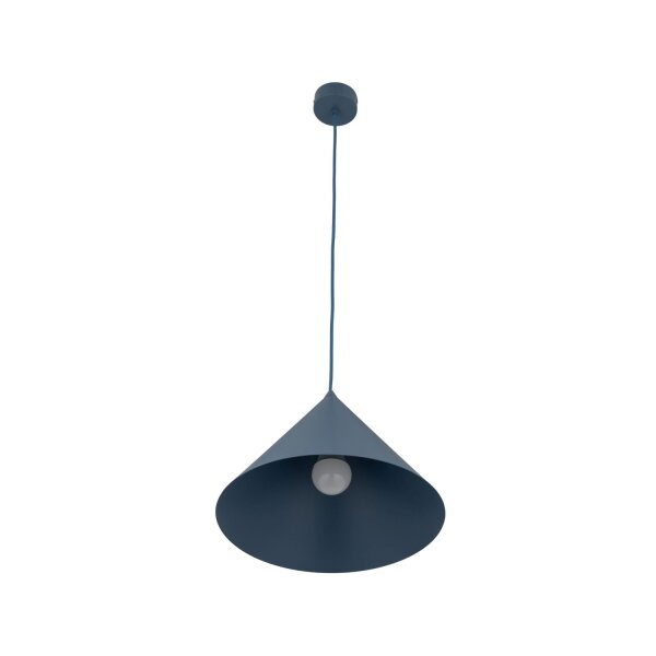 Pendelleuchte Metall Blau E27 Ø33,5 cm rund dekorativ