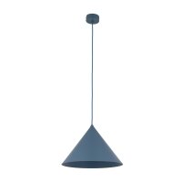 Pendelleuchte Metall Blau E27 Ø33,5 cm rund dekorativ