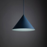 Pendelleuchte Metall Blau E27 Ø33,5 cm rund dekorativ