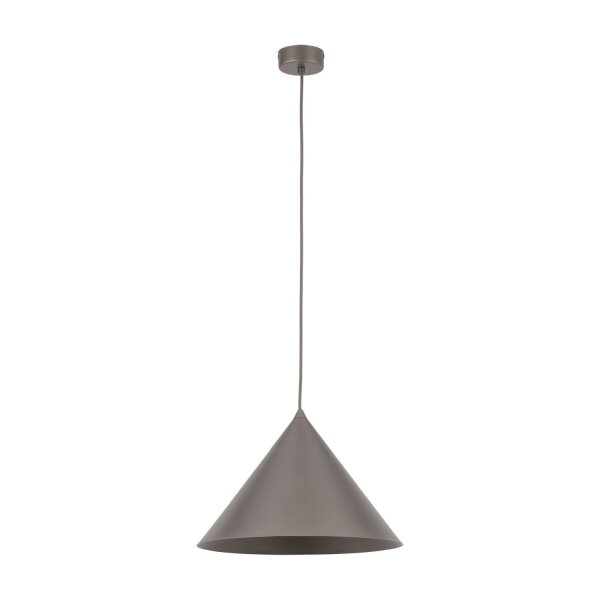 Pendelleuchte Metall Braun E27 rund Ø33,5 cm dekorativ