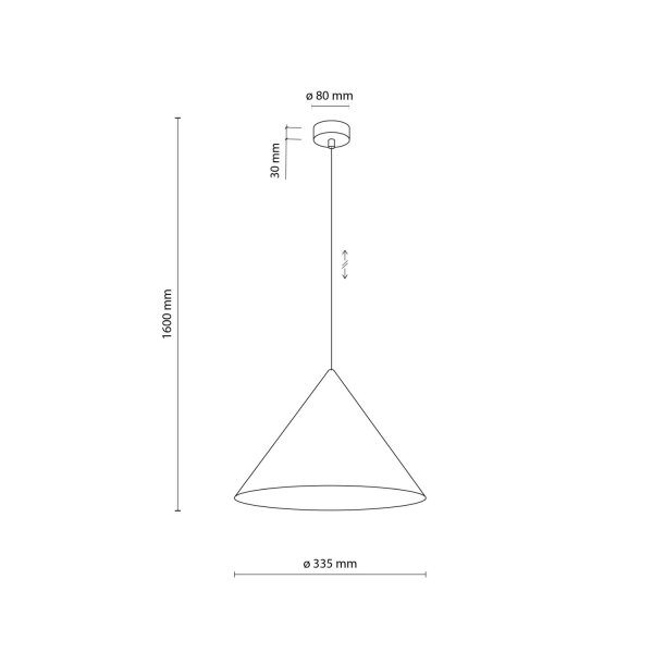 Pendelleuchte Metall Braun E27 rund Ø33,5 cm dekorativ