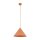 Pendelleuchte Metall Orange E27 Ø33,5 cm rund dekorativ