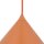 Pendelleuchte Metall Orange E27 Ø33,5 cm rund dekorativ
