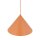Pendelleuchte Metall Orange E27 Ø33,5 cm rund dekorativ