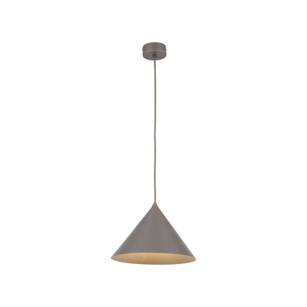 Pendelleuchte Metall Braun E27 Ø26 cm Modern dekorativ