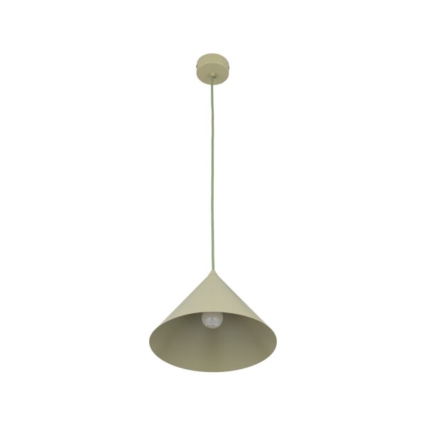 Pendelleuchte Metall Grün E27 rund Ø26 cm dekorativ