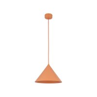 Pendelleuchte Metall Orange E27 Ø26 cm rund dekorativ