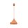 Pendelleuchte Metall Orange E27 Ø26 cm rund dekorativ