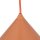 Pendelleuchte Metall Orange E27 Ø26 cm rund dekorativ
