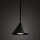 Pendelleuchte Metall Schwarz Modern GU10 Ø12 cm rund