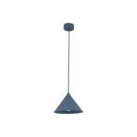 Pendelleuchte Metall Blau Modern E27 Ø21 cm dekorativ