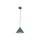 Pendelleuchte Metall Blau Modern E27 Ø21 cm dekorativ