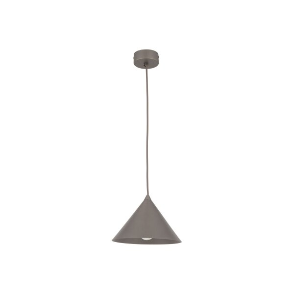 Pendelleuchte Braun Metall E27 Ø21 cm rund dekorativ