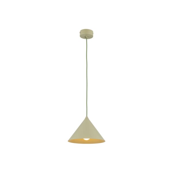 Pendelleuchte Metall Grün dekorativ E27 Ø21 cm Modern