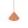 Pendelleuchte Metall Orange E27 rund Ø21 cm dekorativ