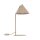 Tischlampe Metall Sandfarben E27 H:46 cm dekorativ