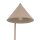 Tischlampe Metall Sandfarben E27 H:46 cm dekorativ