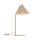 Tischlampe Metall Sandfarben E27 H:46 cm dekorativ