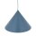 Pendelleuchte Metall Blau E27 Ø50 cm rund dekorativ
