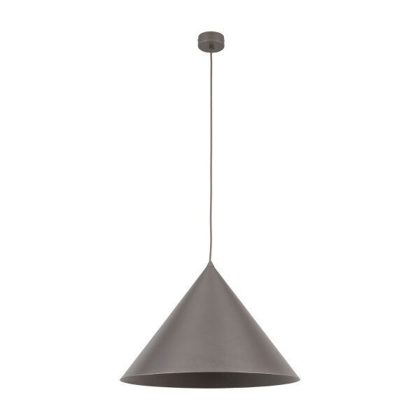 Pendelleuchte Metall Braun E27 Ø50 cm rund dekorativ
