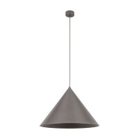 Pendelleuchte Metall Braun E27 Ø50 cm rund dekorativ
