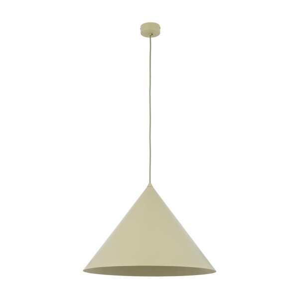 Pendelleuchte Metall Grün E27 rund Ø50 cm dekorativ
