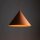 Pendelleuchte Metall Orange E27 Ø50 cm rund dekorativ