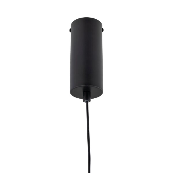 LED Pendelleuchte Glas 3000K Schwarz Graphit Ø18 cm