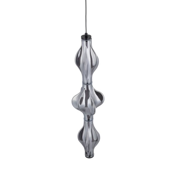 LED Pendelleuchte Glas 3000K Schwarz Graphit Ø18 cm