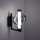 LED Wandleuchte Glas 3000K Schwarz Graphit H:26 cm