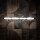 LED Pendelleuchte Glas 3000K Schwarz Graphit 103 cm
