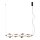 LED Pendelleuchte Glas 3000K Schwarz Graphit 103 cm