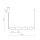 LED Pendelleuchte Glas 3000K Schwarz Graphit 103 cm